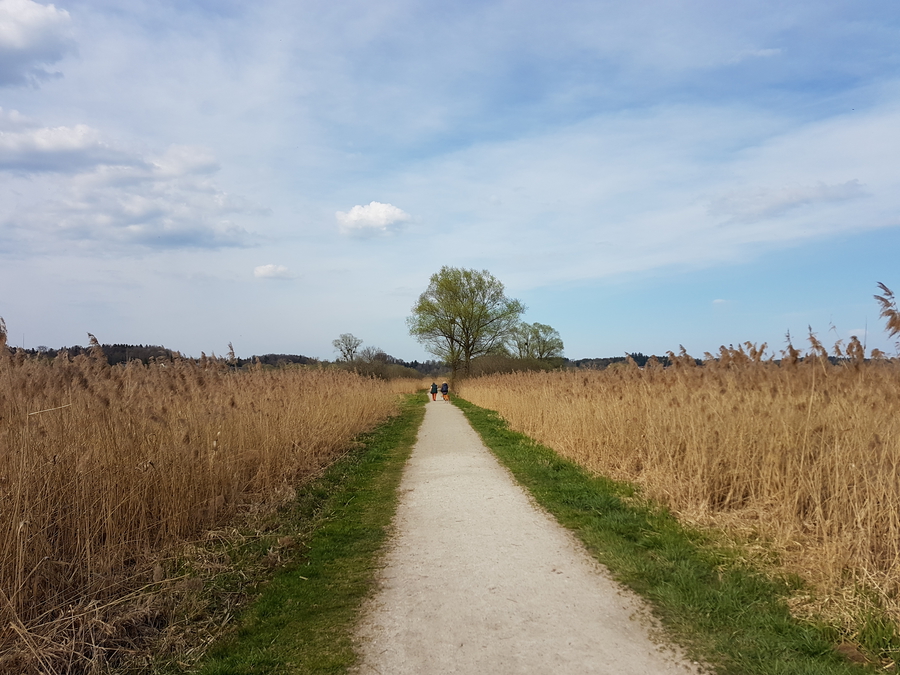 Around Chiemsee lake in Germany day trip in the spring, Bavarian lake day trip