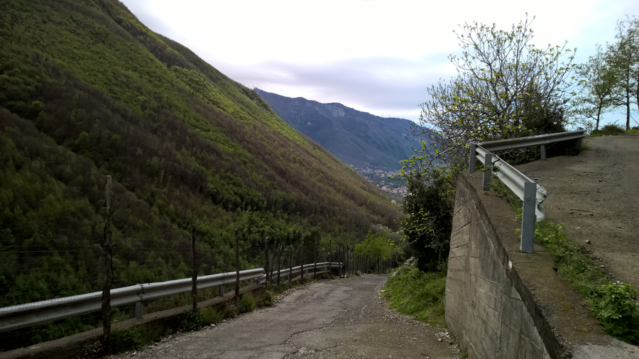 Hiking trail, Sorrento, Naples bay, Amalfi, Italy