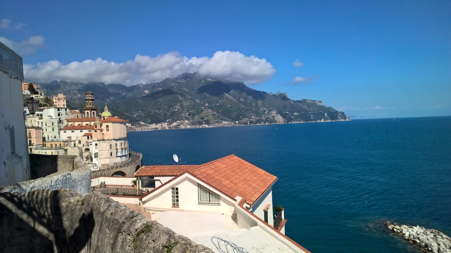 Atrani, Amalfi coast, Italy, in the spring, view, vista