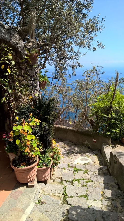 Stairs Amalfi coast, Italy, spring, view