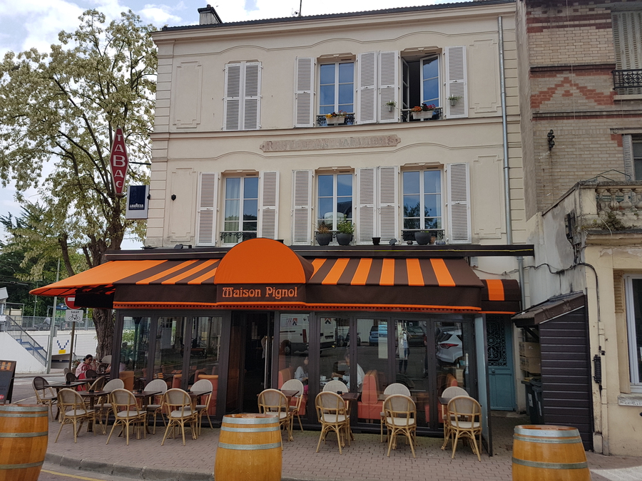 Paris cafe, Sevres-Ville-d'Avray, Parisian, French cafe, Paris streets