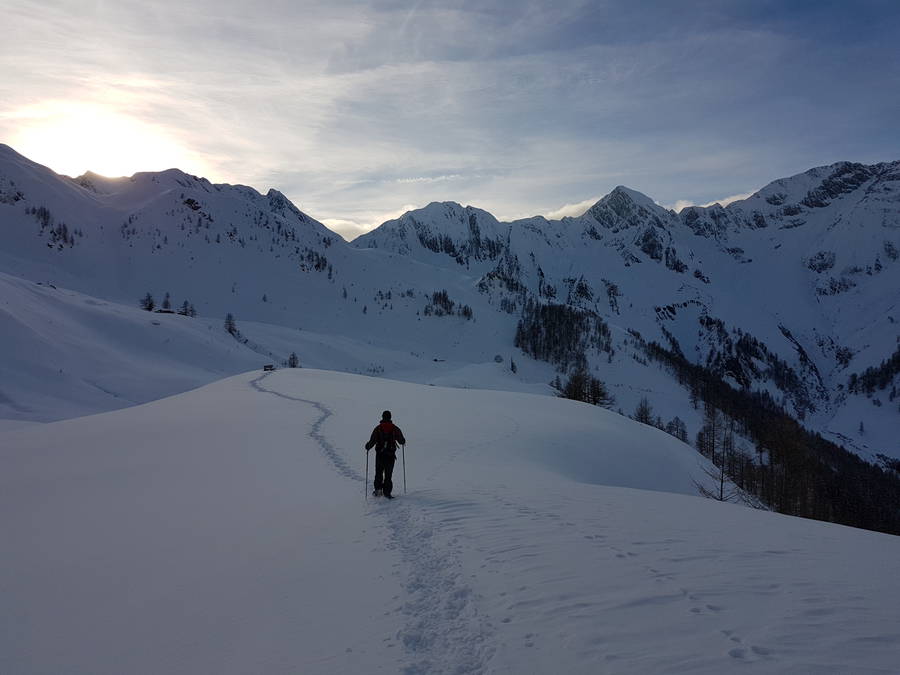 Snowshoeing in Aurina Valley, South Tyrol, South Tyrol snowshoeing, snapographi blog